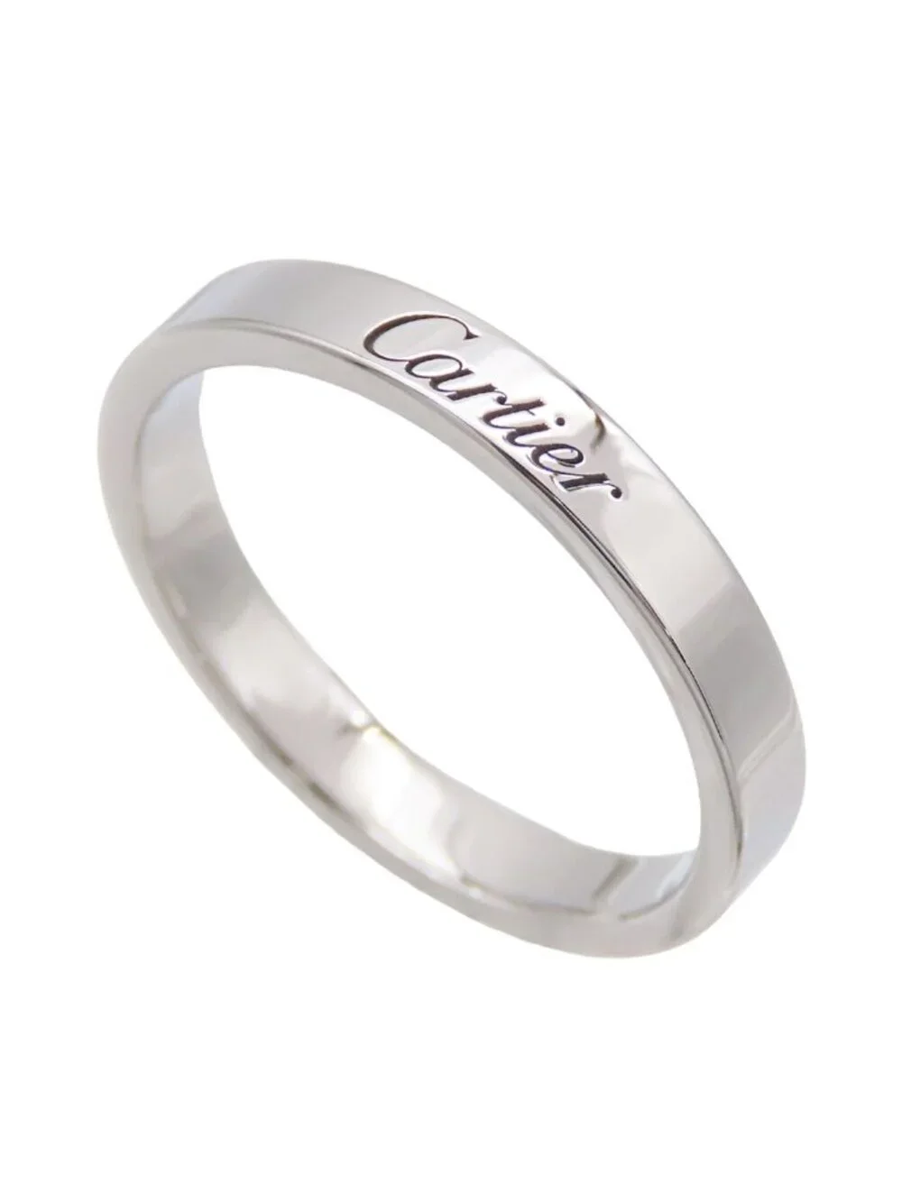 Cartier C de Cartier Wedding Ring Platinum 57
